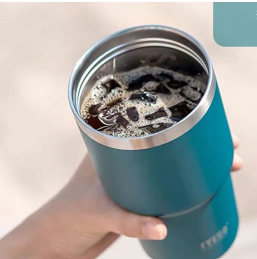 30 oz Stainless Steel Tumbler – Double - Walled Insulated, Hot & Cold with Leakproof Lid, Straw, and Flip - Top Handle - Naved Products30 oz Stainless Steel Tumbler – Double - Walled Insulated, Hot & Cold with Leakproof Lid, Straw, and Flip - Top Handle